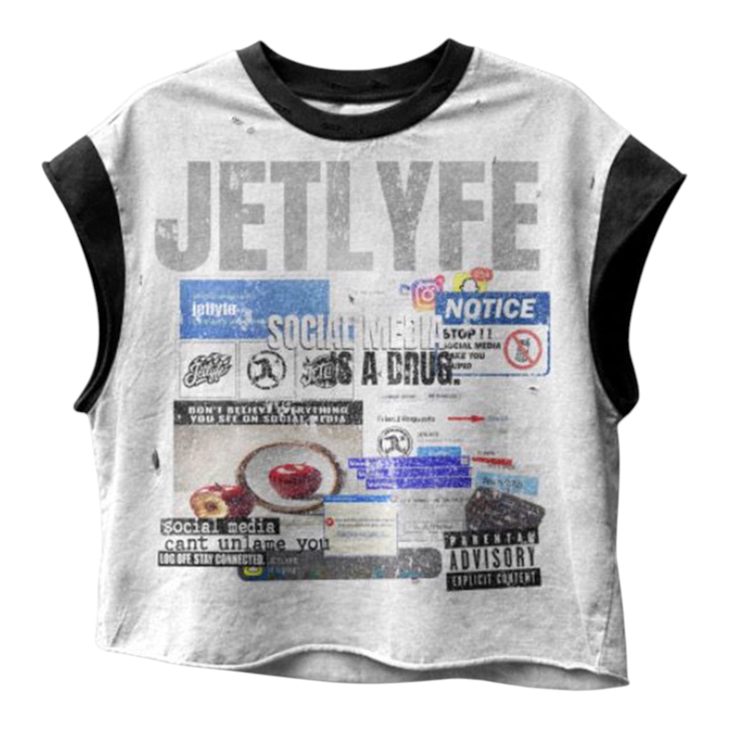 JETLYFE: Social Media Sleeveless JL075
