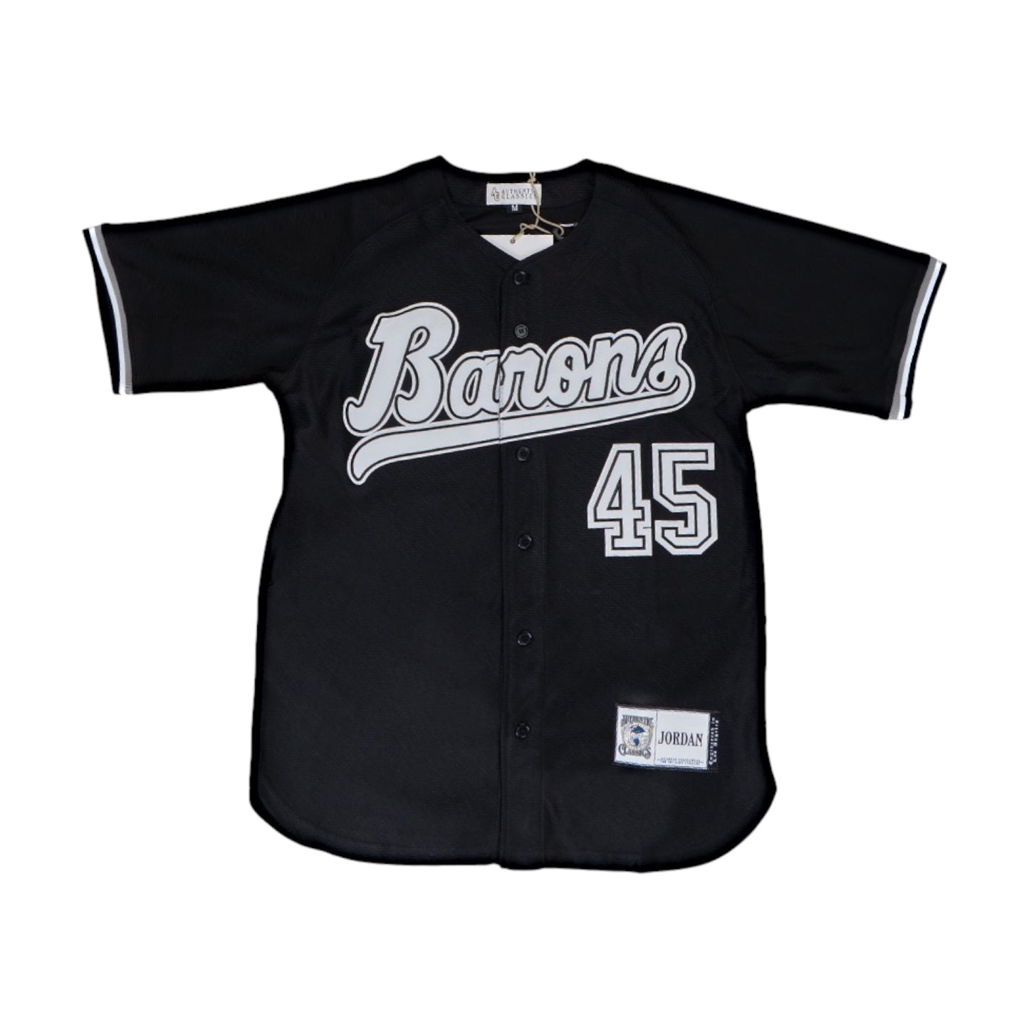 HEADGEAR: Michael Jordan Barons Baseball Jersey