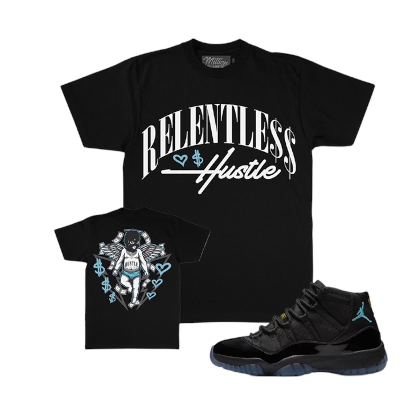 MILLION DOLLA MOTIVE: Relentless Hustle SS Tee