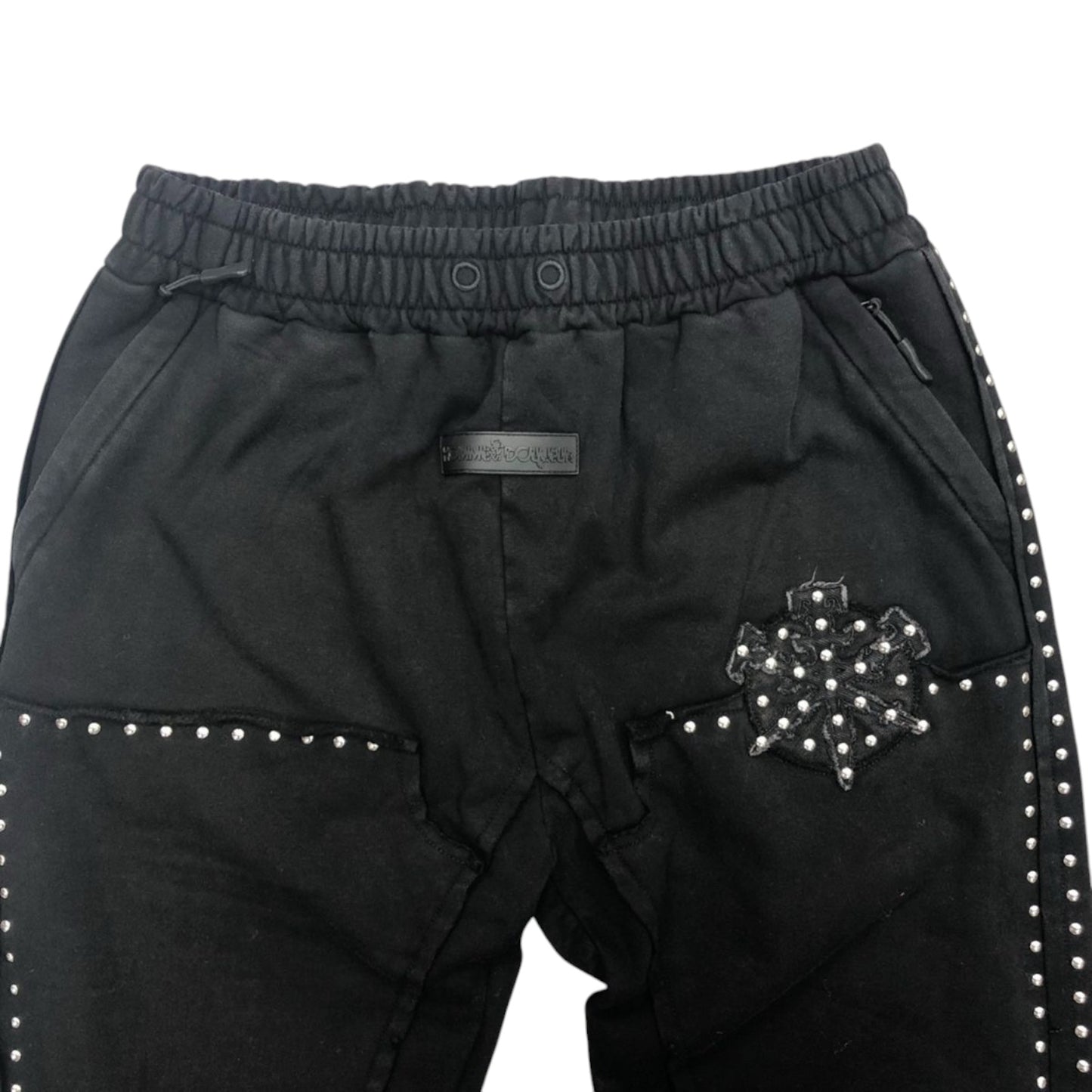 HUDSON: Studded Fleece Flair Jogger Set