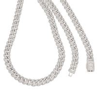 KING ICE: 10mm Iced Miami Cuban Chain