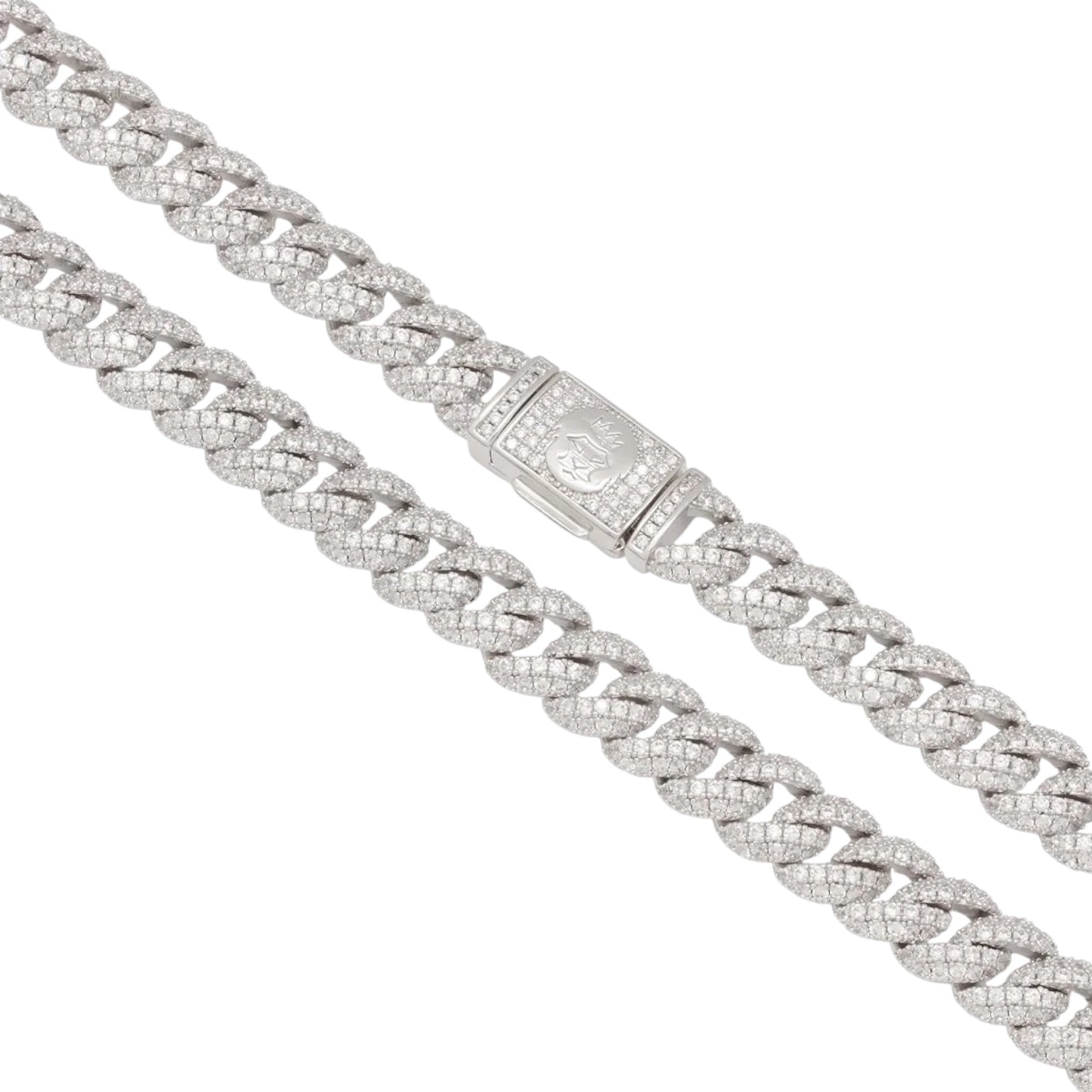 KING ICE: 10mm Iced Miami Cuban Chain