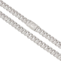 KING ICE: 10mm Iced Miami Cuban Chain