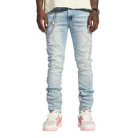 MELEE: Ninja Embossed Skinny Jeans