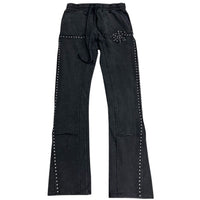 HUDSON: Studded Fleece Flair Jogger Set