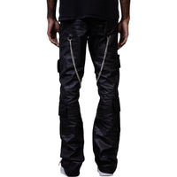 GFTD LA: Clyde PU Leather Stacked Pants