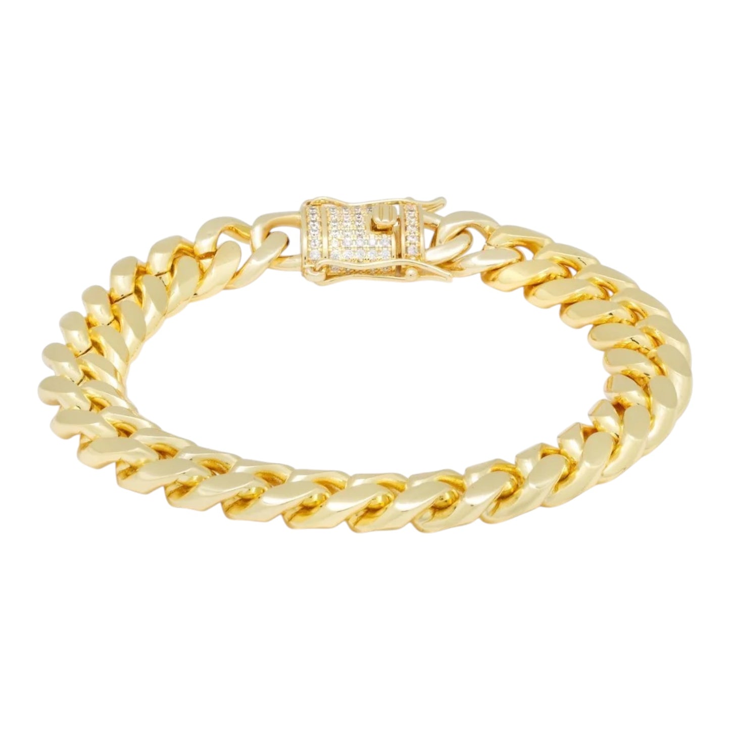 KING ICE: 12mm Miami Cuban Link Bracelet