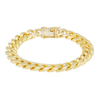 KING ICE: 12mm Miami Cuban Link Bracelet