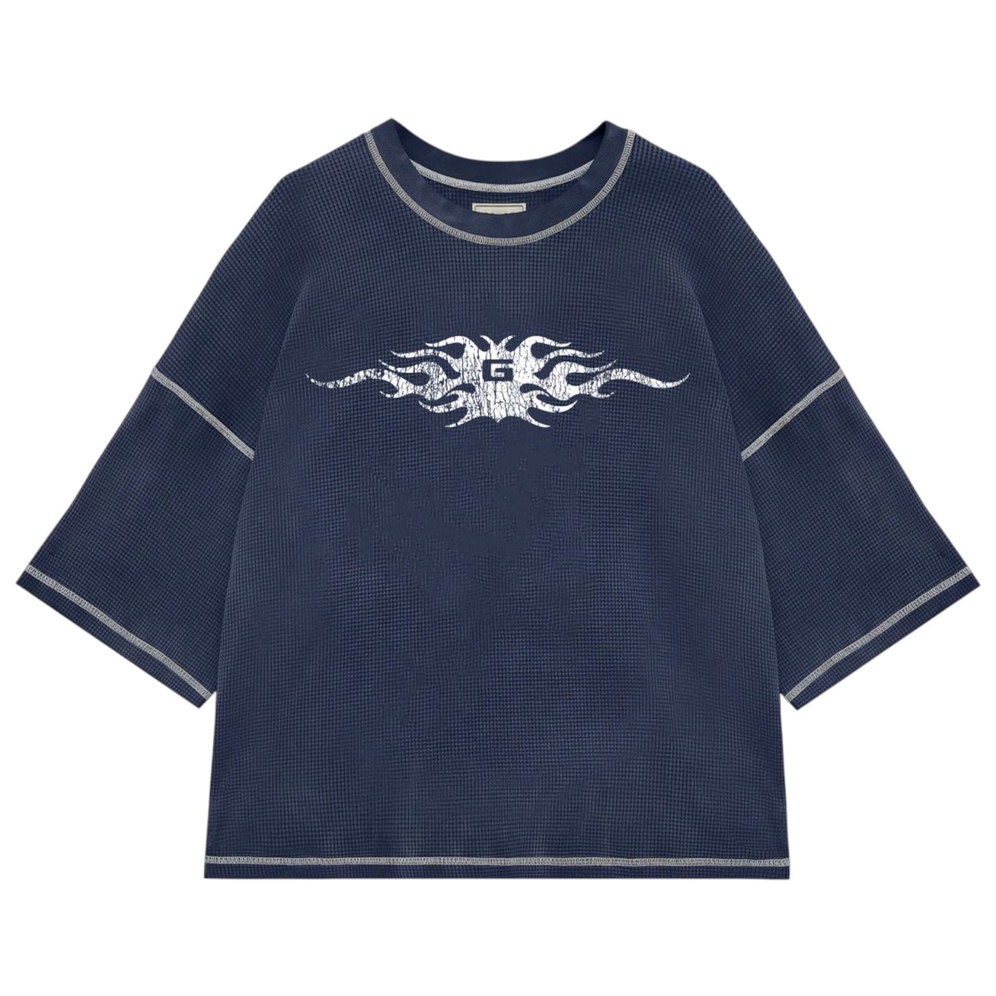 GALA: Waffle Knit SS Tee 019