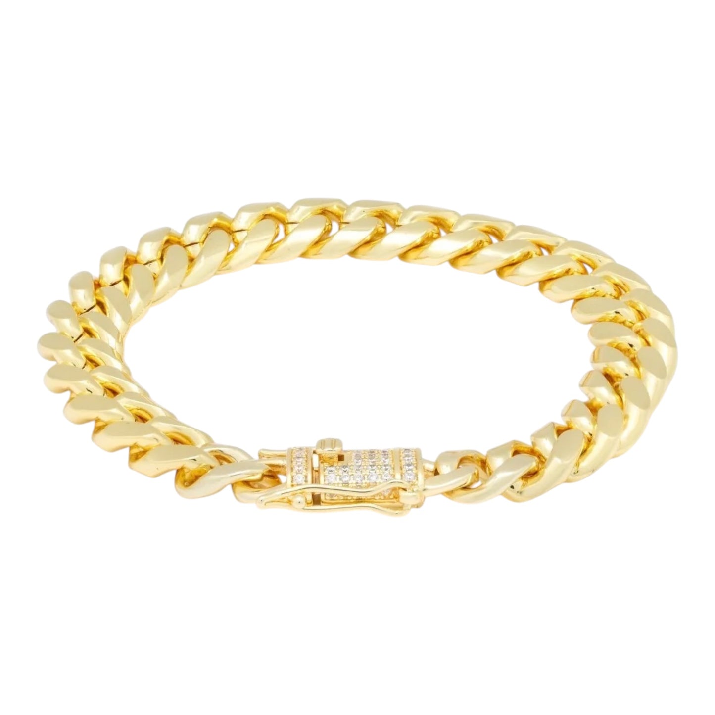KING ICE: 12mm Miami Cuban Link Bracelet