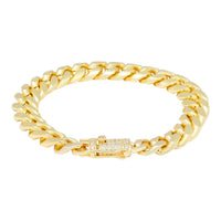KING ICE: 12mm Miami Cuban Link Bracelet