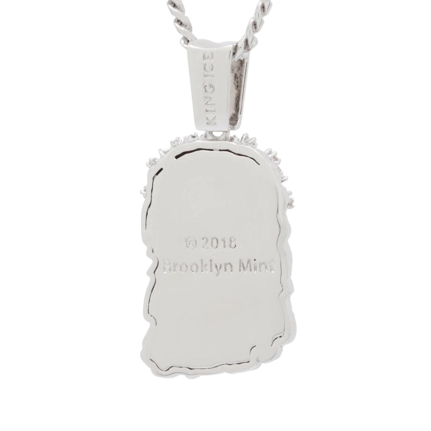 KING ICE: 14K Biggie Jesus Necklace