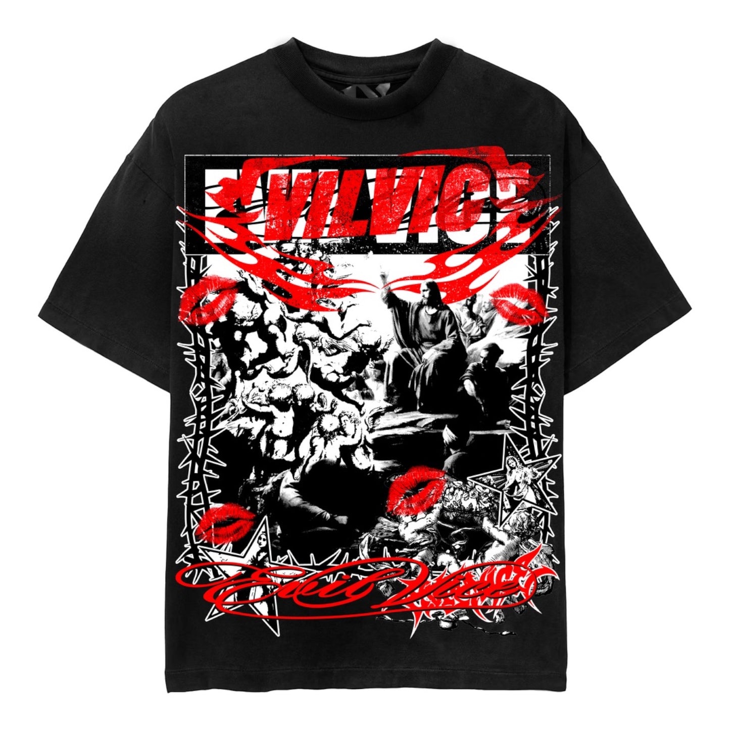 EVIL VICE: Holy Kiss SS Tee 16