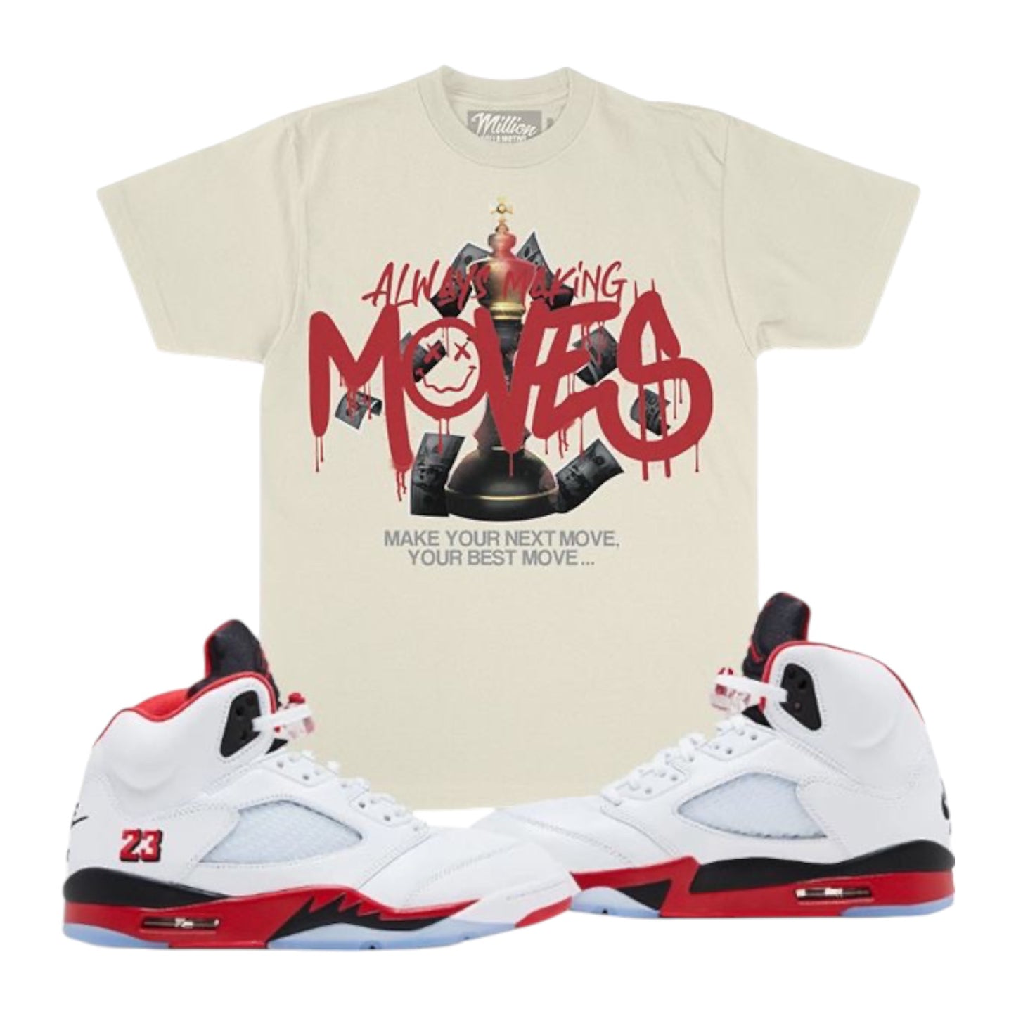 MILLION DOLLA MOTIVE: Always Making Moves SS Tee