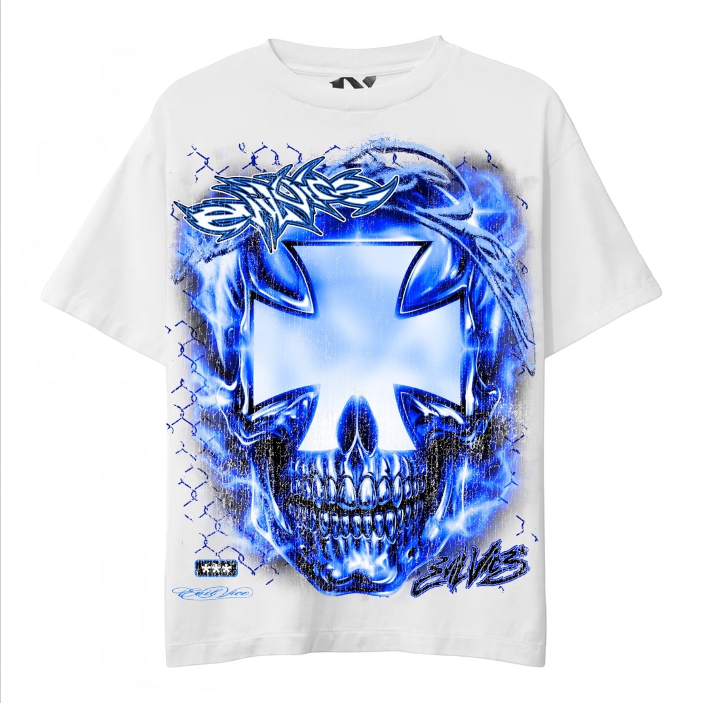 EVIL VICE: Chrome Cross SS Tee 20