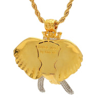 KING ICE: Elephant Necklace