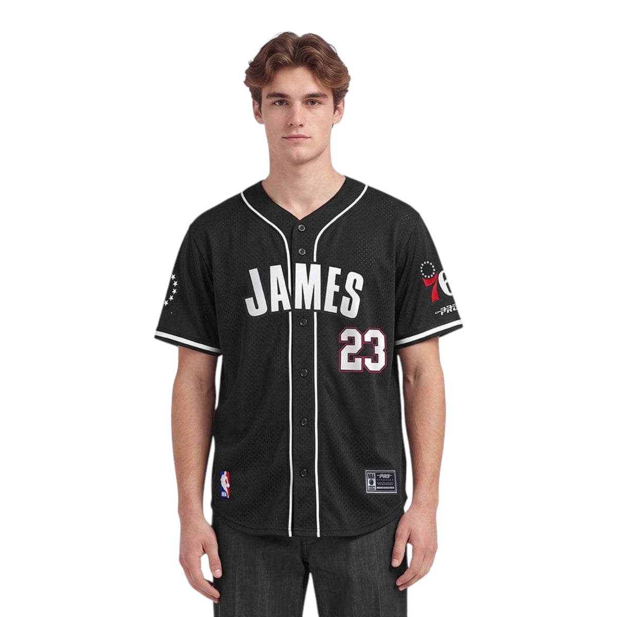 PRO STANDARD: Lebron James Mesh Button Down BP71517844