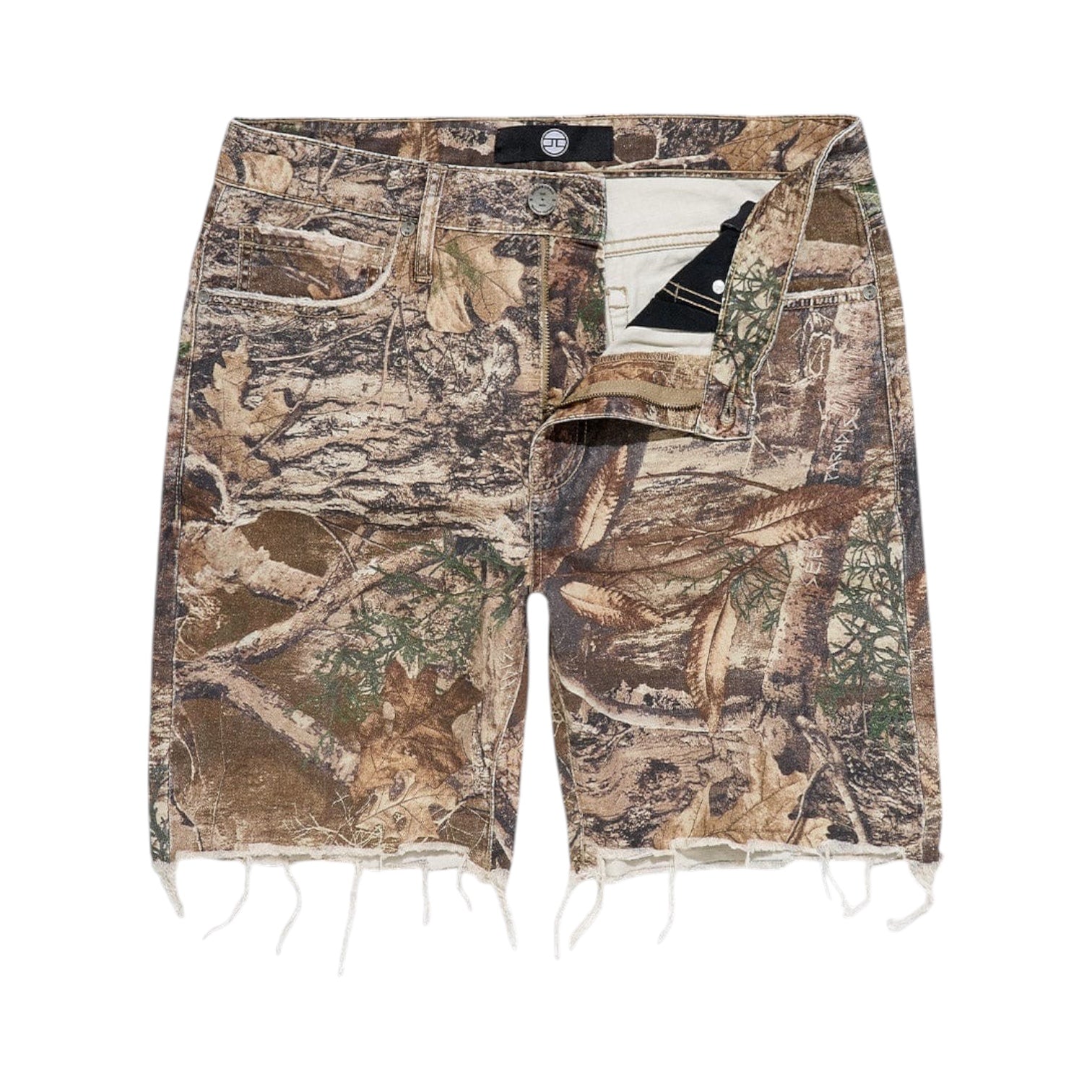 JORDAN CRAIG: Camo Ripped Shorts J3214