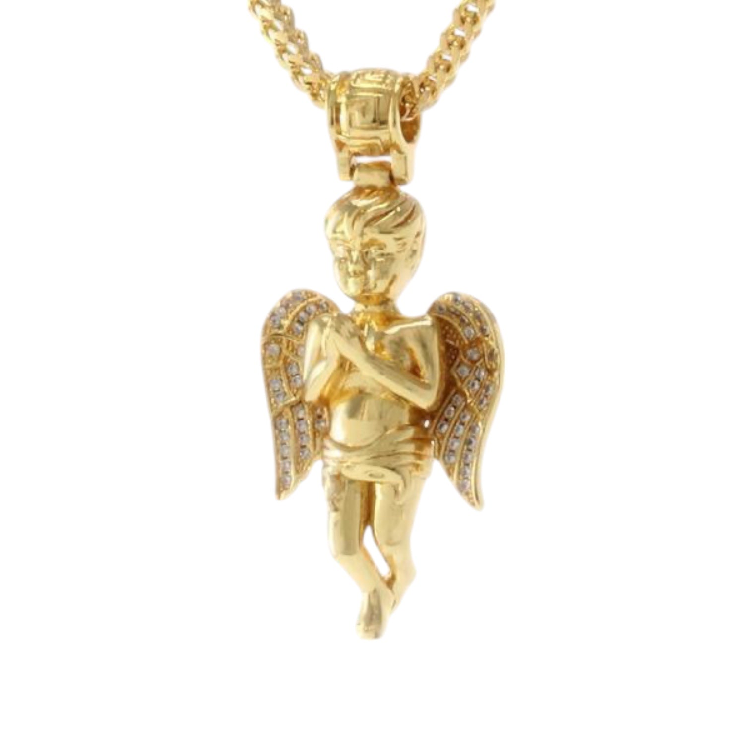 KING ICE: Praying Angel Necklace