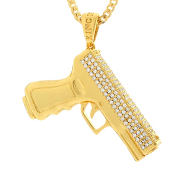 KING ICE: Iced G*n Necklace