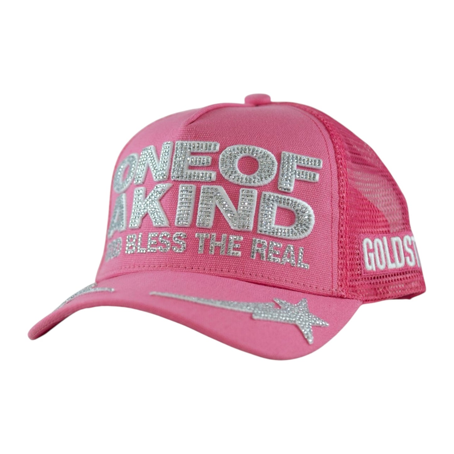 GOLD STAR HATS: One Of A Kind Rhinestone Trucker