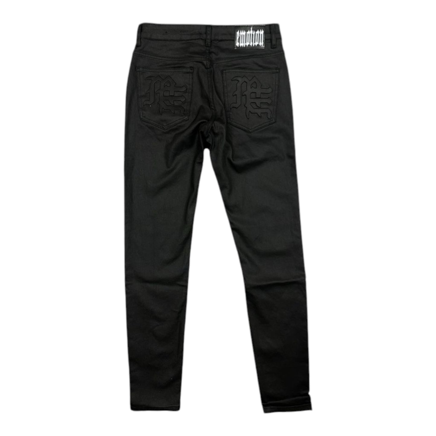 MIXED EMOTION: Blackout Wax Denim