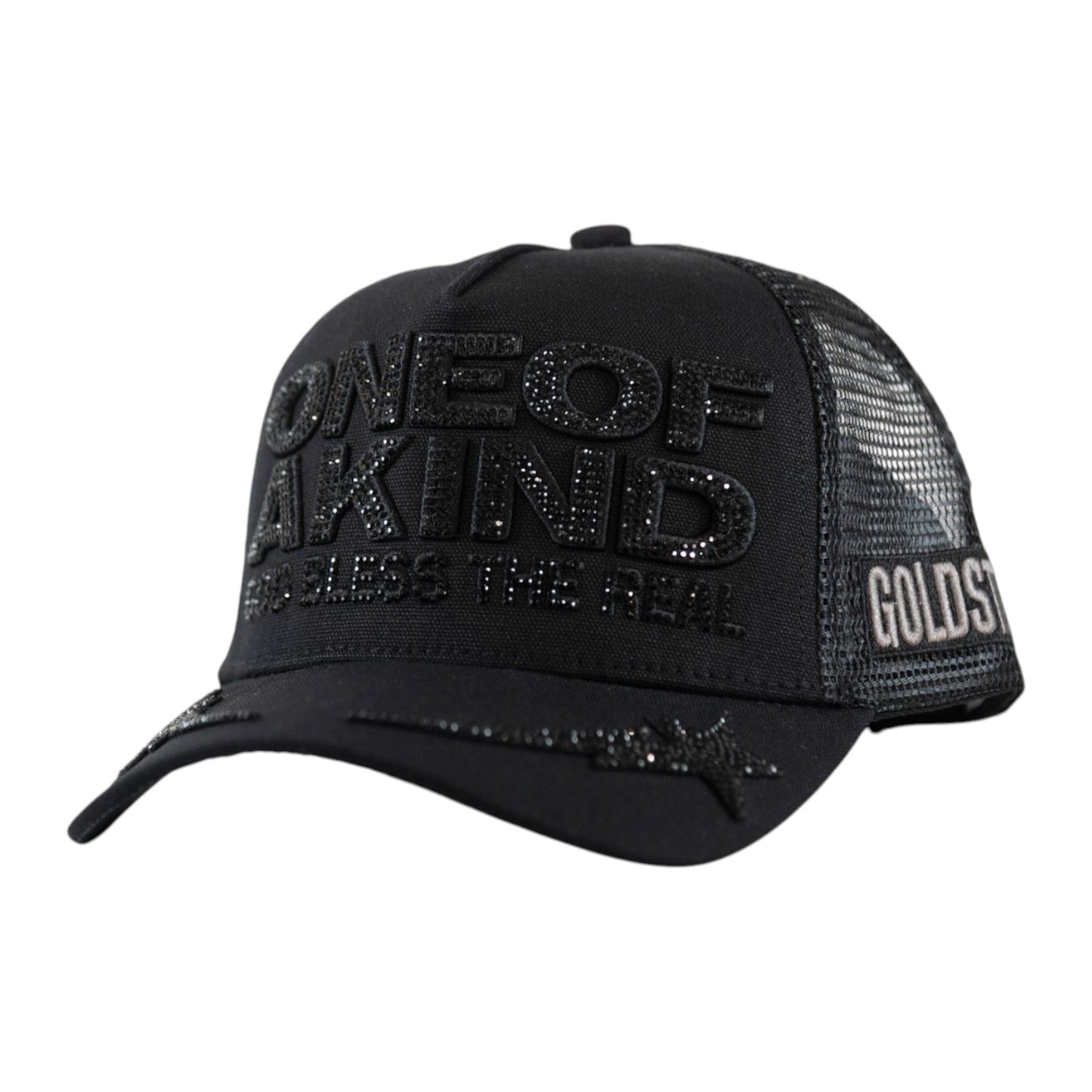 GOLD STAR HATS: One Of A Kind Rhinestone Trucker