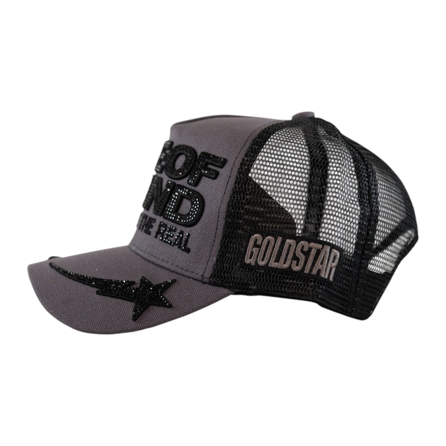 GOLD STAR HATS: One Of A Kind Rhinestone Trucker