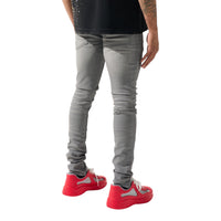 SERENEDE: Beluga Wax Coated Skinny Jean