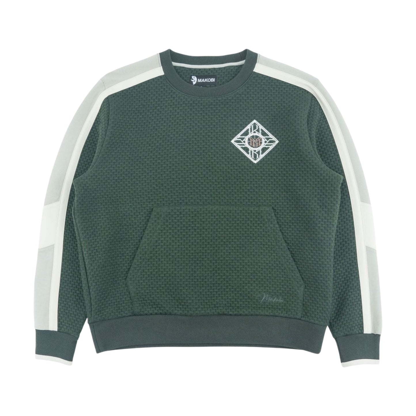 MAKOBI: Lorenzo Jacquard Crewneck Sweater M4555