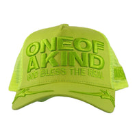 GOLD STAR HATS: One Of A Kind Faux Leather Trucker