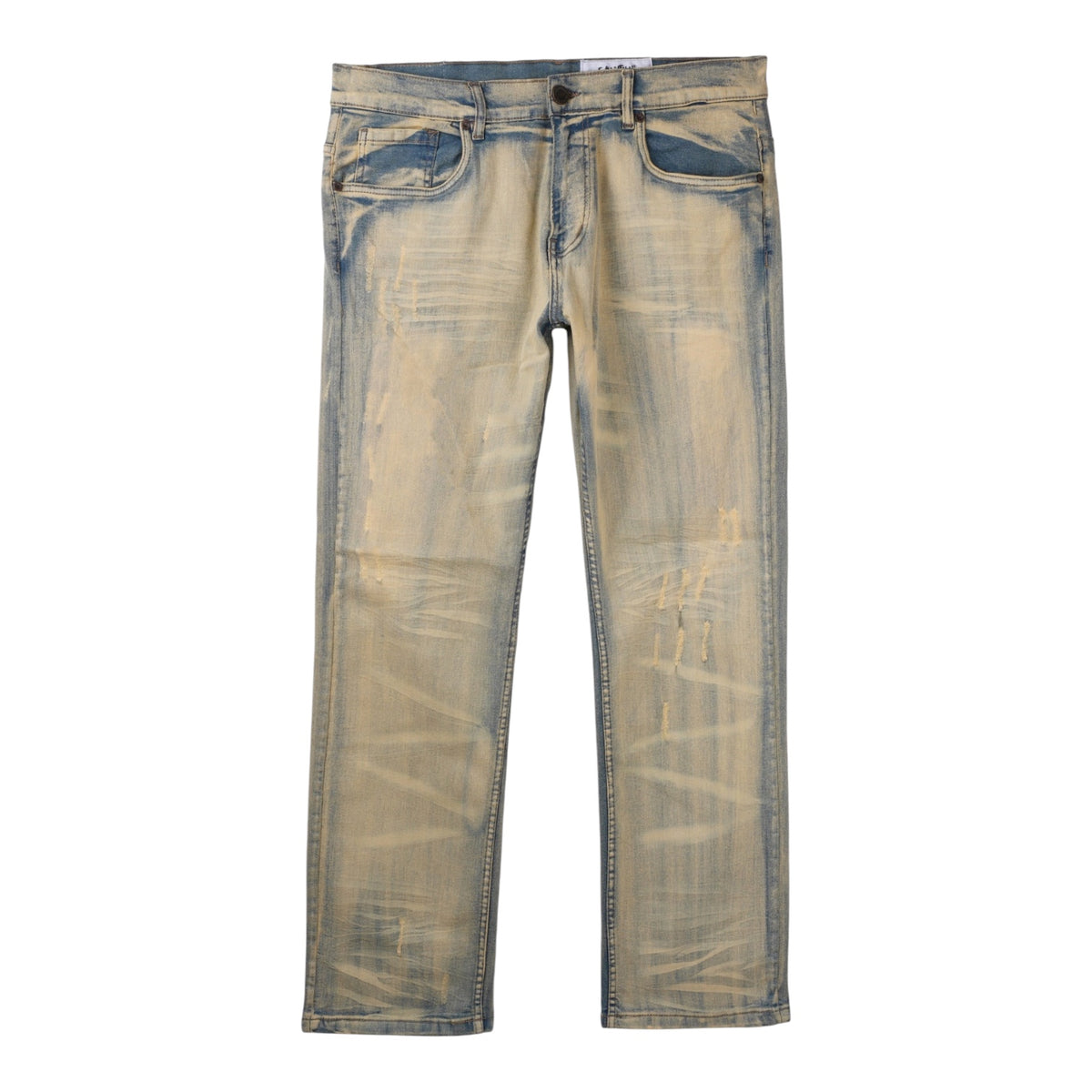 EVOLUTION: Faded Straight Denim 330457