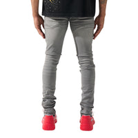 SERENEDE: Beluga Wax Coated Skinny Jean