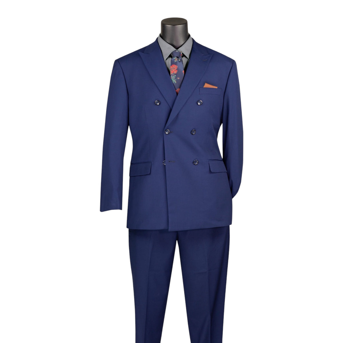 VINCI: 2pc. Modern Double Breasted Suit F-DC900