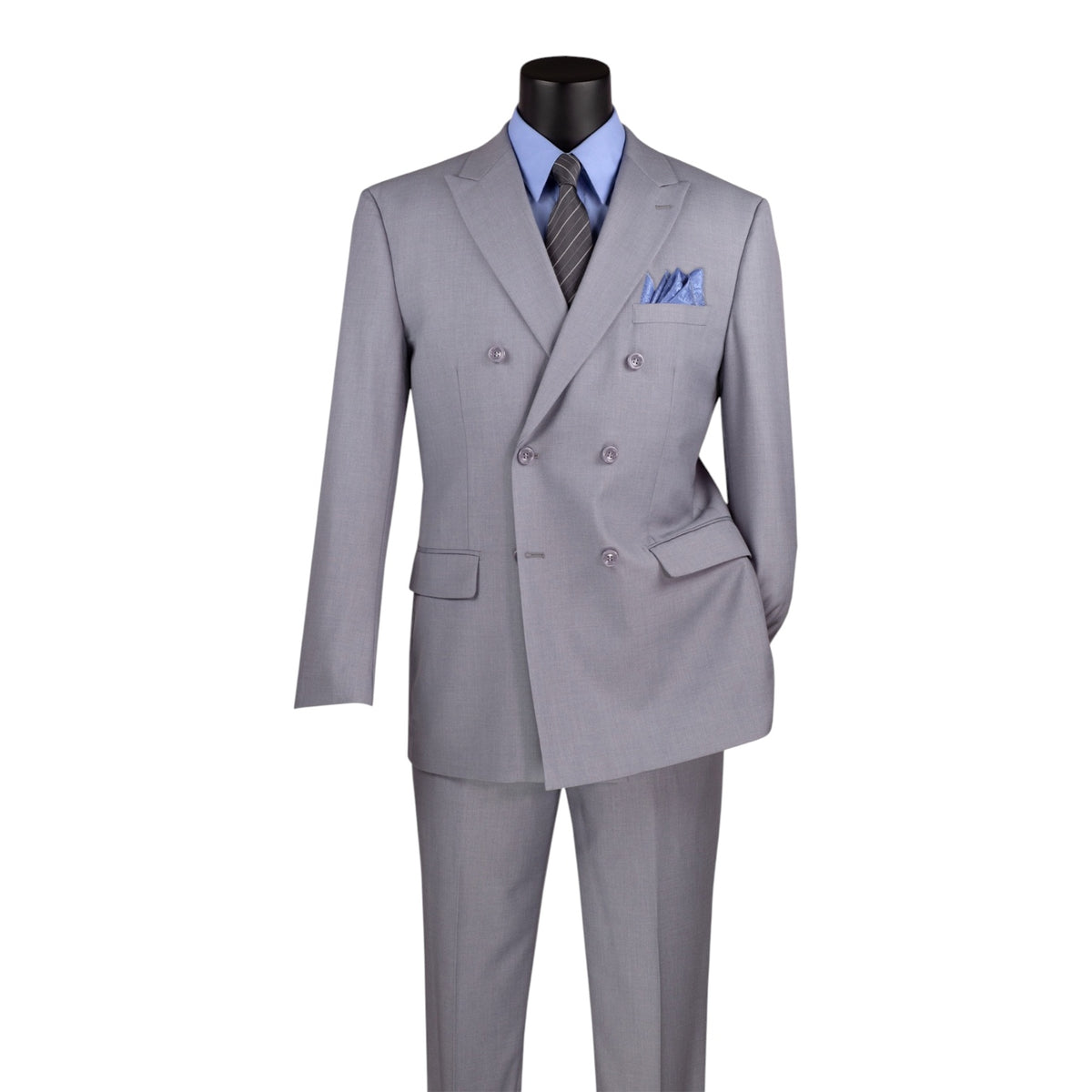 VINCI: 2pc. Modern Double Breasted Suit F-DC900