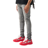SERENEDE: Beluga Wax Coated Skinny Jean