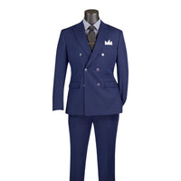 VINCI: 2pc. Slim Double Breasted Suit SDB-1