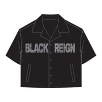 ROKU STUDIO: Black Reign Twill Shirt RK1481966