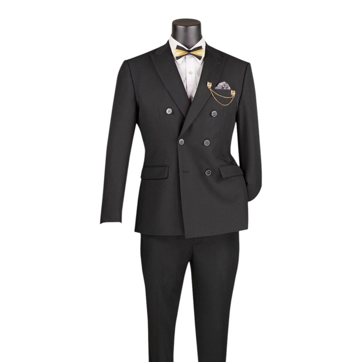VINCI: 2pc. Slim Double Breasted Suit SDB-1