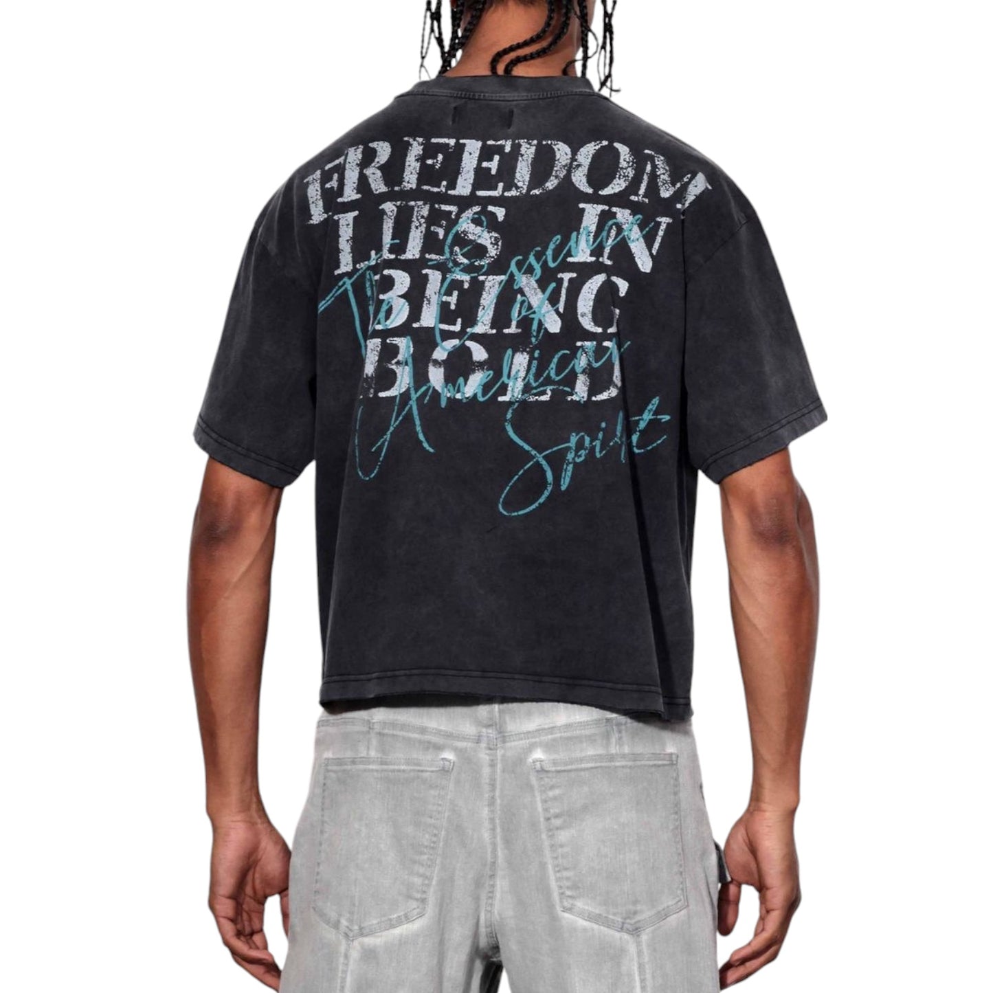 FIRST ROW:  Freedom Is Not Free Crop Tee FRT2300