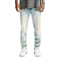 MELEE: Musashi Embossed Jeans