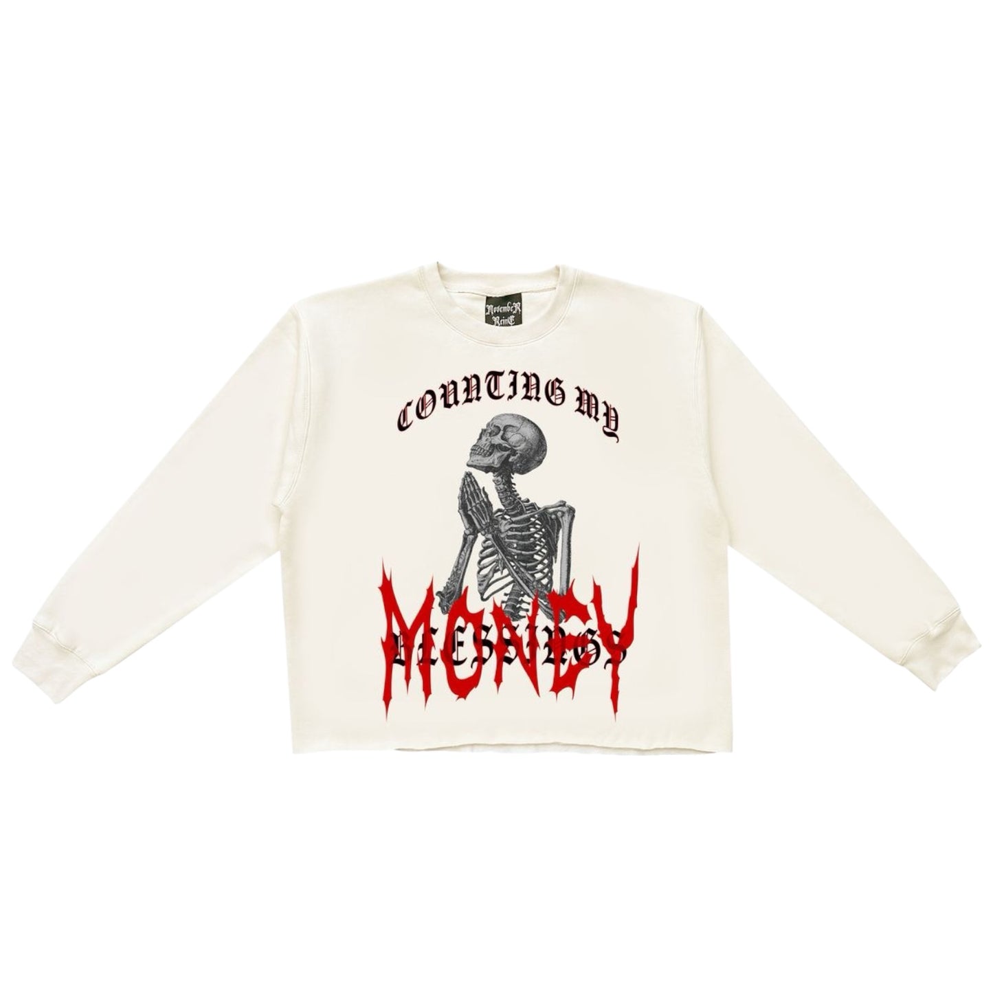 NOVEMBER REINE: Counting My Blessings Crop Sweater