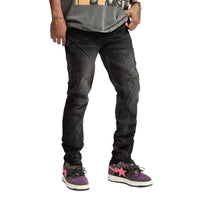 MELEE: Musashi Embossed Jeans