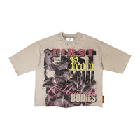 FIRST ROW: Heavenly Bodies Crop Tee FRM1021
