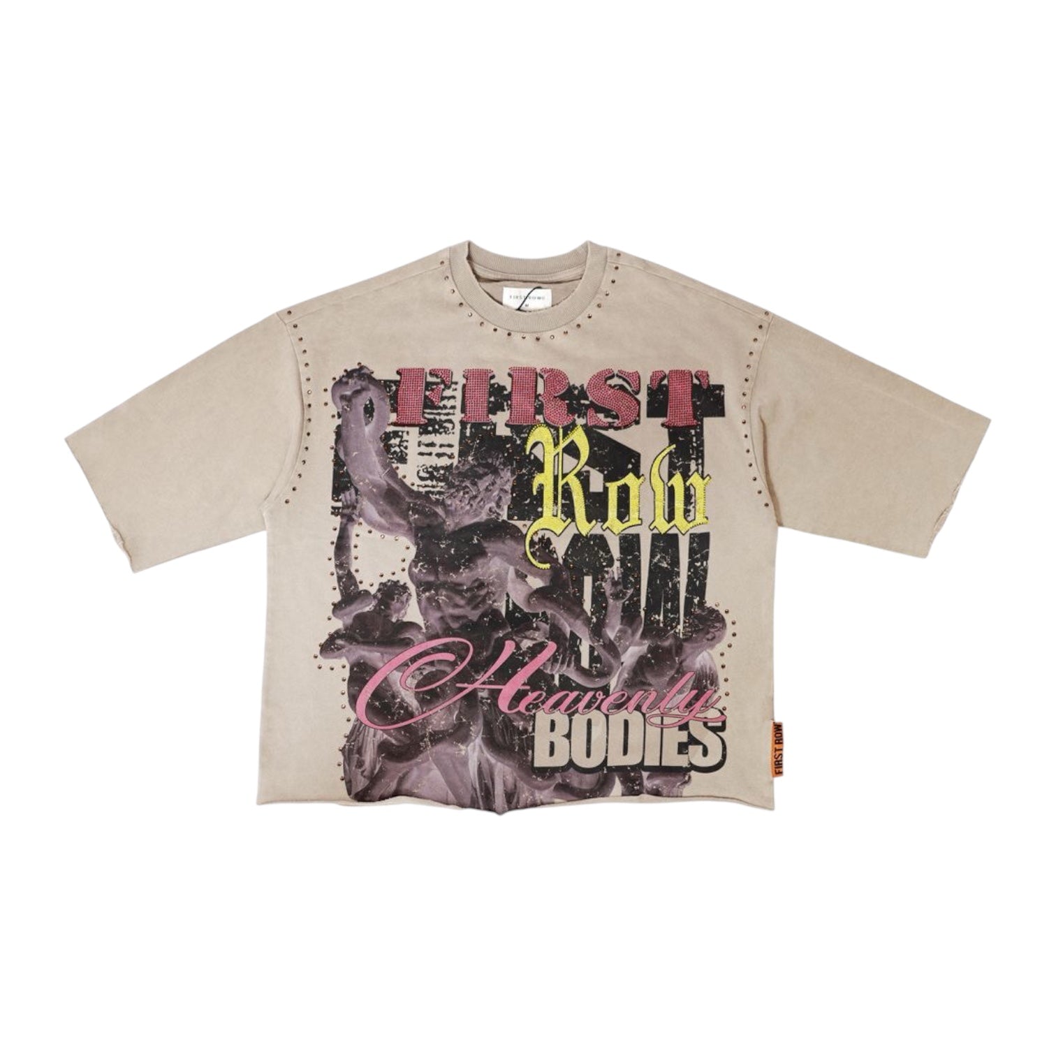 FIRST ROW: Heavenly Bodies Crop Tee FRM1021