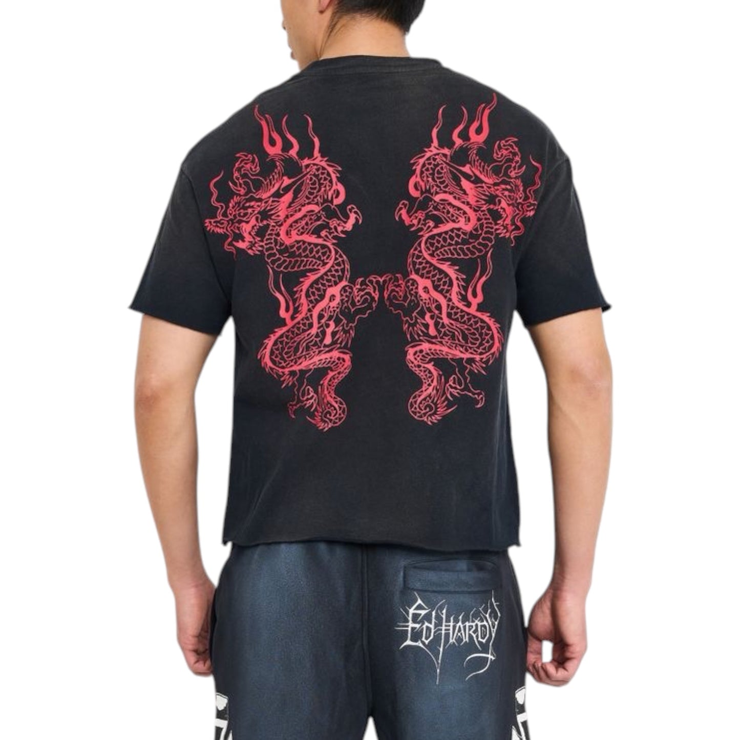 ED HARDY: Mary Dragons Boxy Tee 9