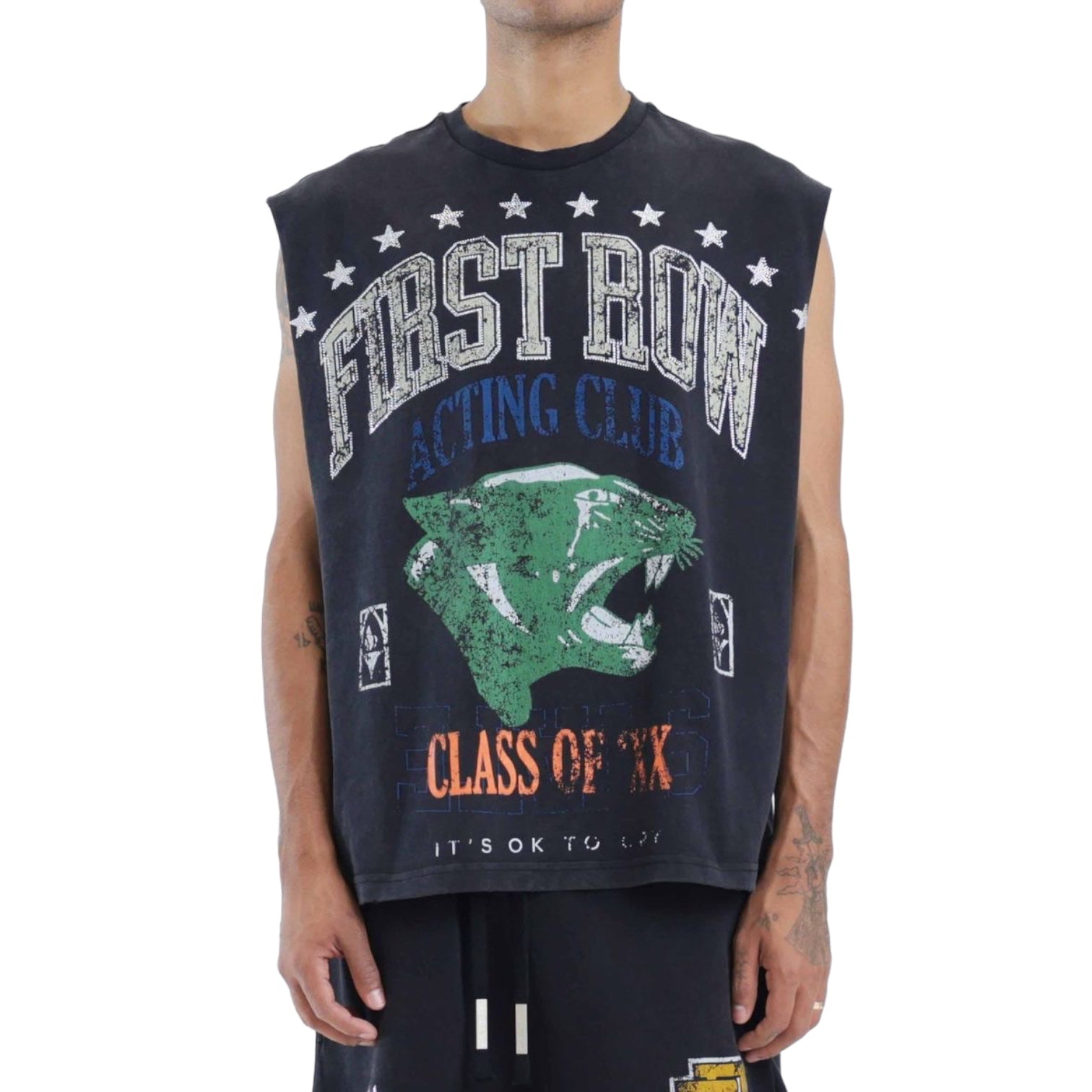 FIRST ROW: Acting Club Graphic Sleeveless FRT2121