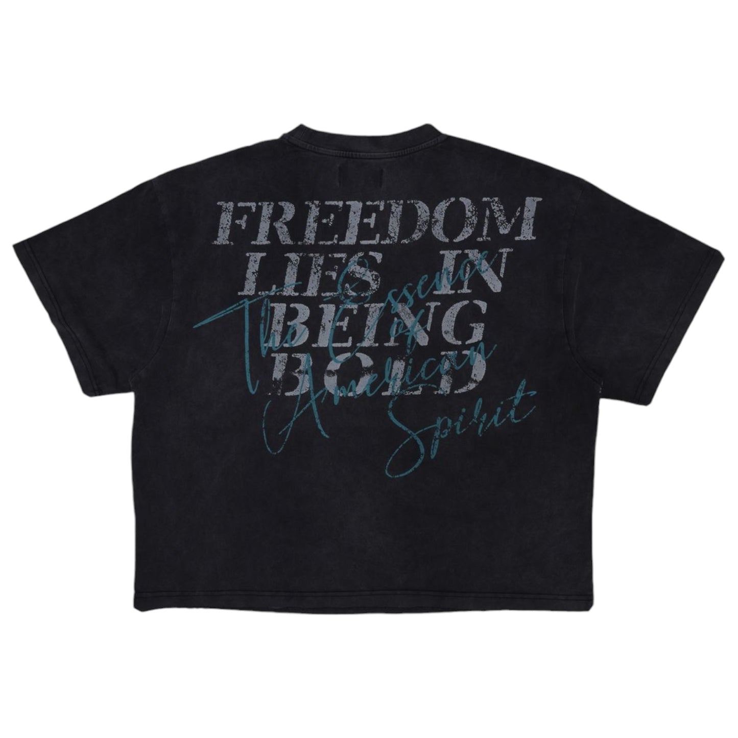 FIRST ROW:  Freedom Is Not Free Crop Tee FRT2300