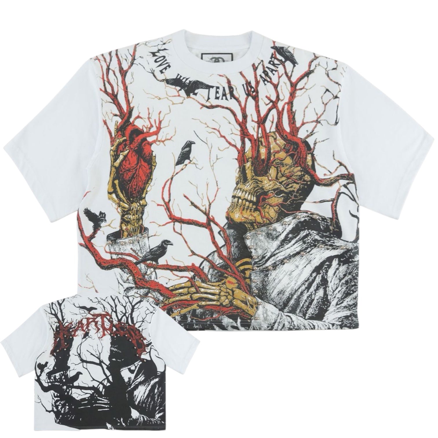 FROST ORIGINALS: Heartless Crop Tee F179