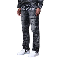 FIRST ROW: Rhinestone Ripped Denim FRD2237